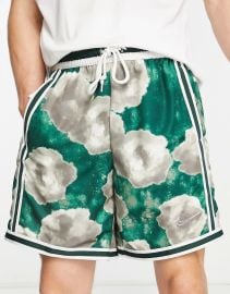 Nike Floral all over burnout print shorts at ASOS