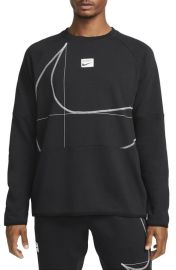 Nike French Terry Cotton Blend Crewneck Sweatshirt at Nordstrom