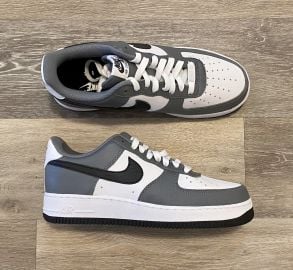 Nike ID Air Force 1 Low 'Nike By You' Grey Black DN4162-991 Men's 8, Women's 9.5 at eBay