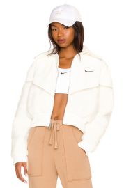 Nike NSW Icon Clash Sherpa Jacket at Revolve