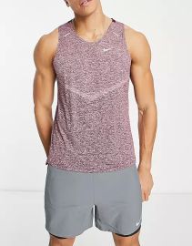 Nike Running Dri FIT 365 tank in pink at ASOS