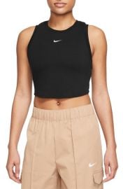 Nike Sportswear Essential Rib Crop Tank at Nordstrom