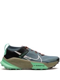 Nike ZoomX Zegama Trail quotLight SlateGreyGlow GreenBoneBlackquot Sneakers - at Farfetch