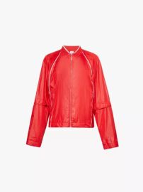 Nike x Jacquemus NRG Striped Shell Track Jacket in University Red at Selfridges