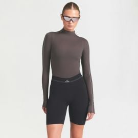 NikeSKIMS WEIGHTLESS LAYERS MOCK NECK LONG SLEEVE TOP | BOULDER | SKIMS at Skims