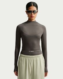 NikeSKIMS Weightless Women\'s Mock-Neck Long-Sleeve Top at Nike