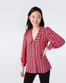 Nikita Blouse by Diane von Furstenberg at DvF