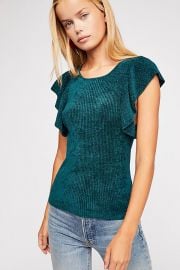 Nikita Ruffle Sleeve Top at Free People