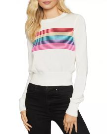 Nikki Rainbow-Stripe Sweater at Bloomingdales