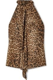 Nili Lotan - Alameda leopard-print silk-chiffon blouse at Net A Porter