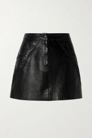 Nili Lotan - Kade paneled leather mini skirt at Net A Porter