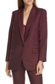 Nili Lotan Diane Stretch Wool Blazer at Nordstrom