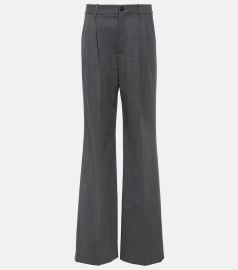 Nili Lotan Flavie wool blend wide leg pants at Mytheresa