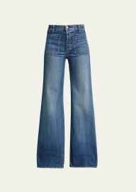 Nili Lotan Florence Denim Flare Jeans - at Bergdorf Goodman