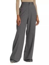 Nili Lotan Johan Wool Blend Wide Leg Pants at Saks Fifth Avenue