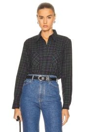 Nili Lotan Kaya Plaid Button Down Shirt at Forward