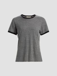 Nili Lotan Lana Cotton-Blend T-Shirt | Saks Fifth Avenue at Saks Fifth Avenue