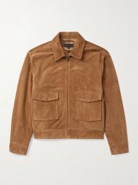 Nili Lotan Majorca Suede Trucker Jacket at Mr Porter