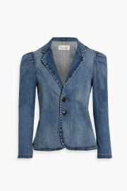 Nili Lotan Rowen Pleated Denim Jacket at The Outnet