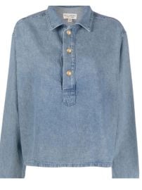 Nili Lotan Tops Nili Lotan Light Blue Denim Harper Shirt Poshmark at Poshmark