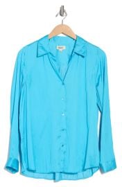 Nina Crinkle Satin Shirt at Nordstrom Rack