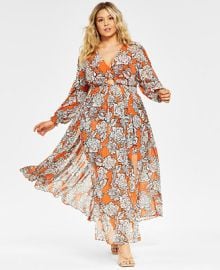 Nina Parker Trendy Plus Size 2 Pc Dress and Shorts Set at Macys