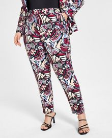 Nina Parker Trendy Plus Size Printed Tailored Pants Created for Macys  Reviews - Pants  Capris - Plus Sizes - Macys at Macys