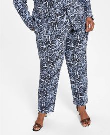 Nina Parker Trendy Plus Size Printed Tailored Pants Created for Macys  Reviews - Pants  Capris - Plus Sizes - Macys at Macys