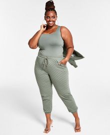 Nina Parker Trendy Plus Size Quilted Jogger Pants Created for Macys  Reviews - Pants  Capris - Plus Sizes - Macys at Macys