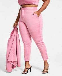 Nina Parker Trendy Plus Size Solid Scuba Pants Created for Macys  Reviews - Pants  Capris - Plus Sizes - Macys at Macys