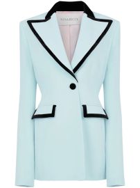 Nina Ricci Cady velvet-trim Blazer - at Farfetch