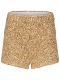 Nina Ricci High waisted tweed shorts at Farfetch