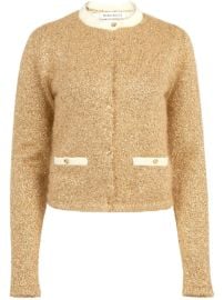 Nina Ricci Tweed crew-neck Cardigan - at Farfetch