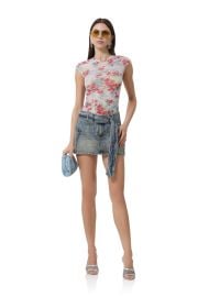 Nina Top - Digital Floral AFRM at AFRM