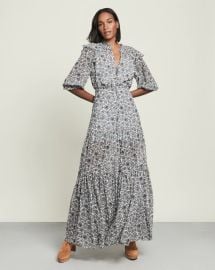 Nitza Boho-Floral Maxi Dress at Veronica Beard