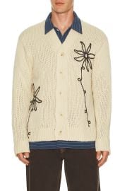 Nn07 Mika Flower Cardigan In Ecru at Revolve