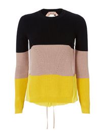 No. 21  Striped Silk Back Knit at Intermix