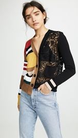 No  21 Patterned Mixed Cardigan at Shopbop