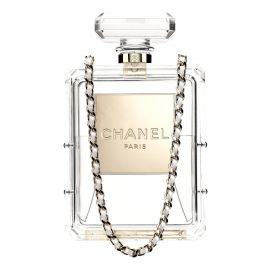 No.5 Perfume Bottle Clutch by Chanel at Chanel