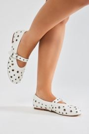 No Feelings Grommet Ballet Flats - White Fashion Nova at Fashion Nova