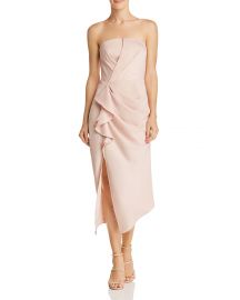 No Less Strapless Midi Dress by C MEO Collective at Bloomingdales