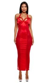 No Strings Attached Satin and Mesh Lace Trim Nightgown Lingerie Set - Forplay Catalog at Forplay