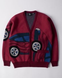 No parking knitted cardigan USA at by Parra