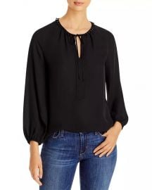 Noa Beaded Silk Blouse at Bloomingdales