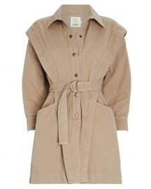 Noam Jeanne Belted Mini Shirt Dress at Intermix