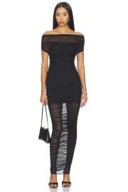 Noel Mesh Midi Dress at Revolve