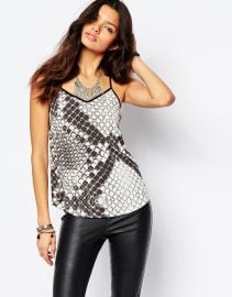 Noisy May  Noisy May Large Snake Print Cami at Asos