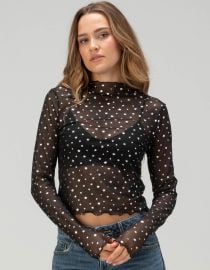Noisy May Star Womens Mesh Top at Tillys