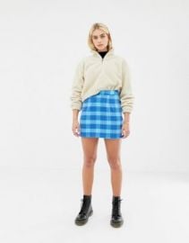 Noisy May plaid skirt at asos com at Asos