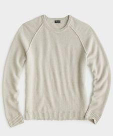 Nomad Cashmere Crewneck in Silver Mist - Todd Snyder at Todd Snyder